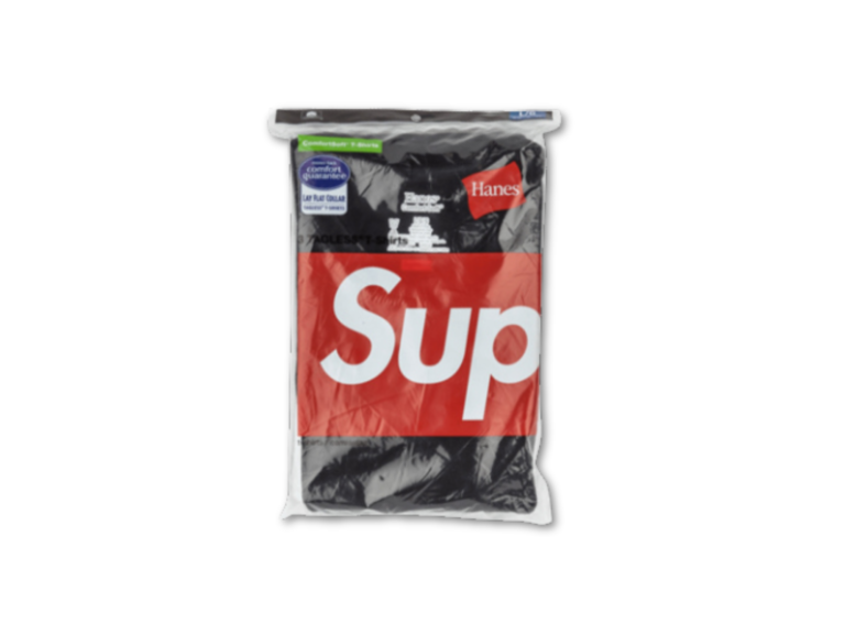 Supreme Hanes Tee 3 pak Black