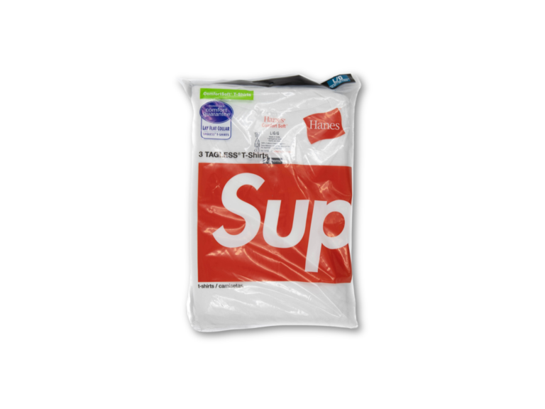 Supreme Hanes Tee 3 pak White