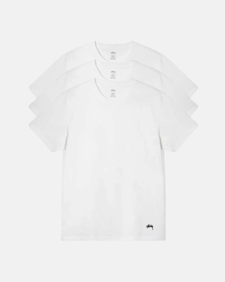 Stussy Undershirts 3 Pack White