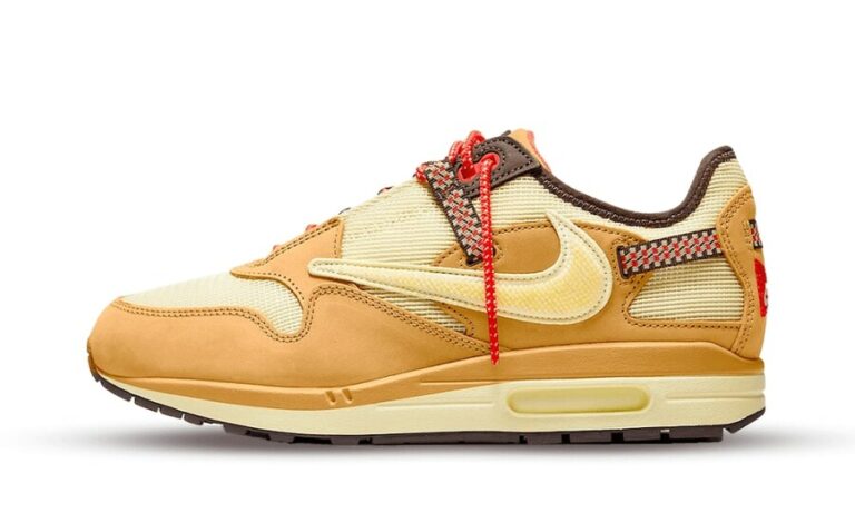 Nike Air Max 1 Travis Scott Cactus Jack Wheat Lemon Drop