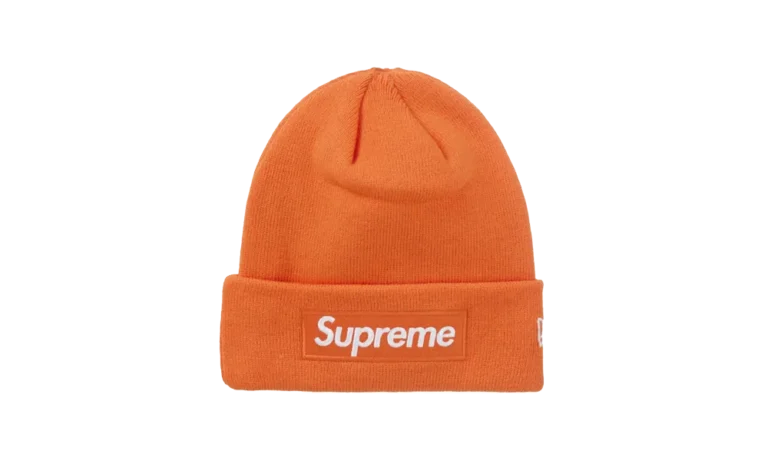 New Era Box Logo Beanie (FW24) Dark Orange
