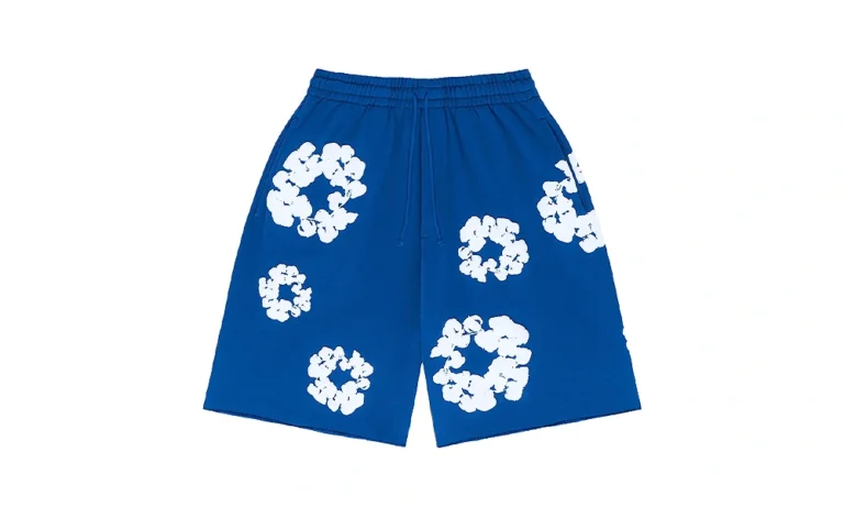 Shorts Denim Tears The Cotton Wreath Royal Blue